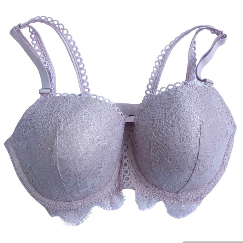 Victoria’s Secret Dream Angels blush lace bra 34 DDD F